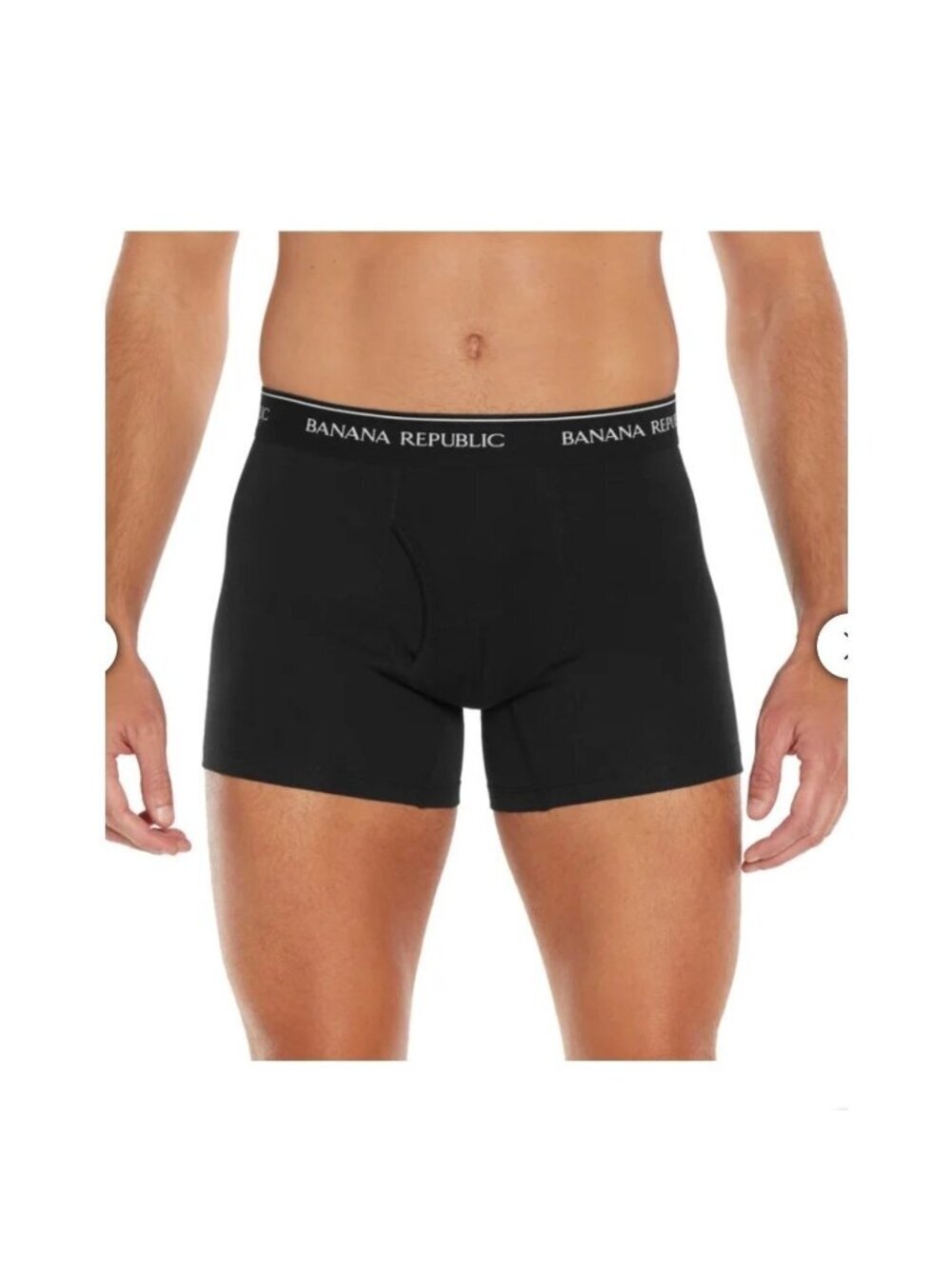 Banana Republic 3-Pack Men's L Boxer Briefs Comfort Waistband Black N1456